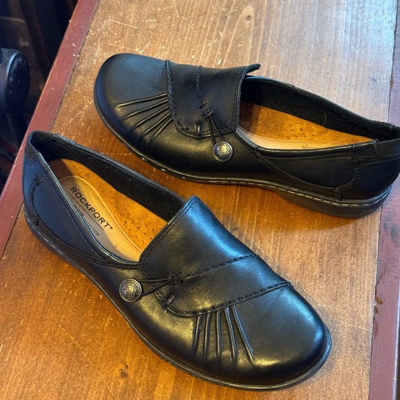 Rockport Cobb Hill Collection. Size 6.5 Paulette Comfort Smooth Black Leather. - Picture 3 of 10